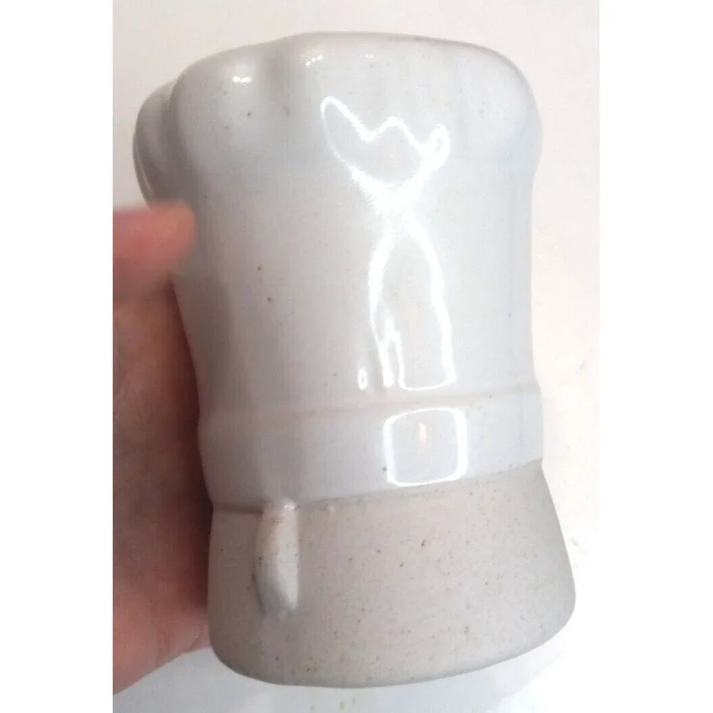Range Top Retro Chef Stoneware Salt and Pepper Shakers Set Hand Painted Stoppers